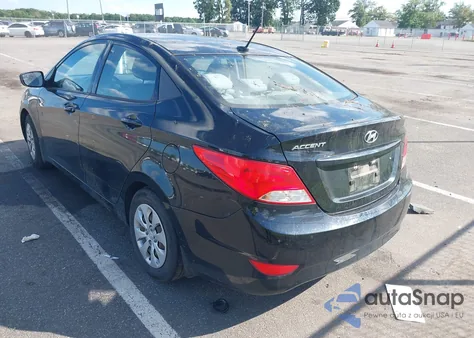 2016 Hyundai Accent Se z USA, uszkodzony, nr VIN KMHCT4AE4GU152514